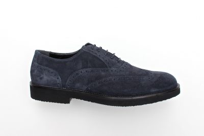 Francesina da uomo in camoscio blu € 179,90