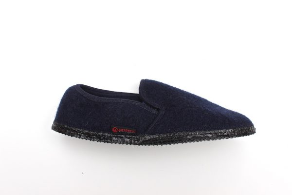 Pantofola da uomo in lana cotta blu € 74,90
