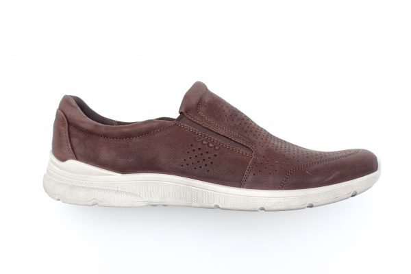 Pantofola da uomo con elastici in nabuk marrone € 109,90