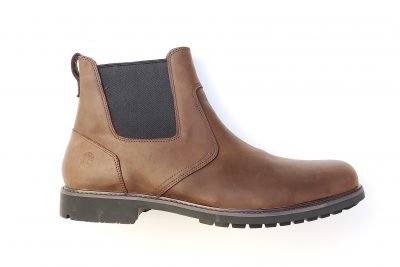 Stivaletto da uomo in pelle ingrassata marrone fondo carrarmato € 150,00