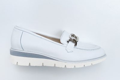 Mocassino da donna in pelle bianca € 159,90