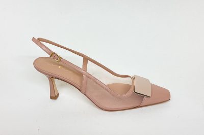 Chanel da donna in rete e pelle cipria tacco  6 cm € 189,90