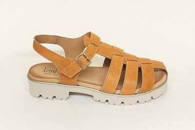 Sandalo da donna in pelle cuoio € 105,00