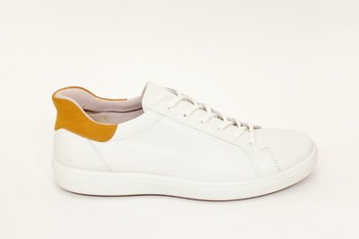 Sneaker da uomo misure grandi in pelle bianca € 139,90