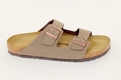Pianella Birkenstock Arizona da uomo in tessuto marrone € 100,00