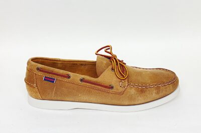 Calzature da vela da uomo in nabuk ingrassato  marrone € 170,00