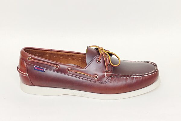 Calzature da vela da uomo in pelle marrone bruciato € 170,00